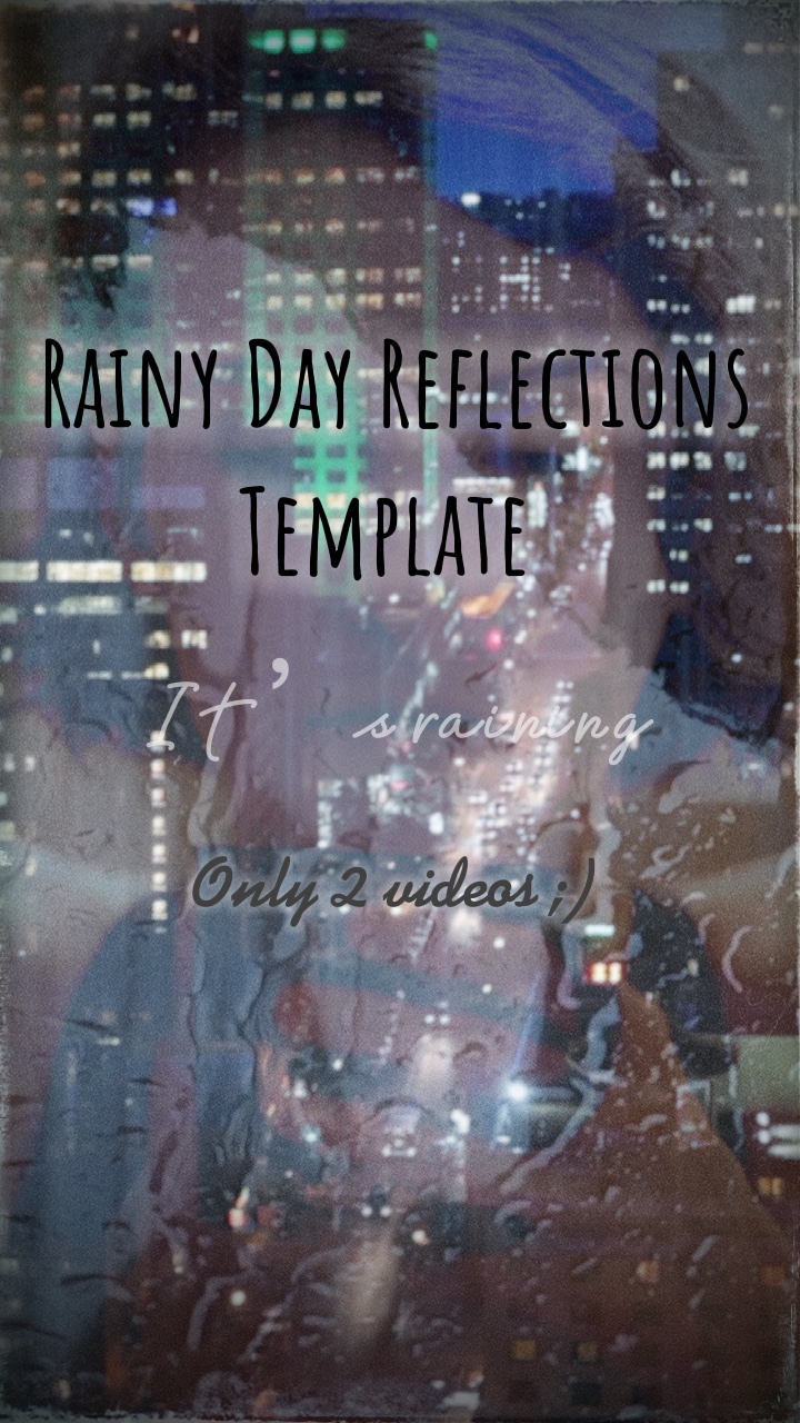 Regentag Reflexion