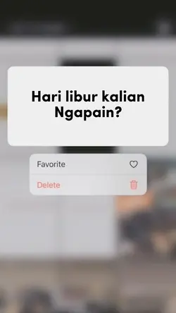 Hari Libur kalian