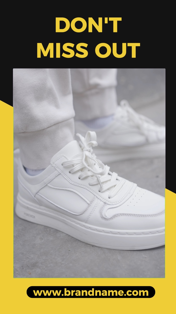 Vente de chaussures de sport modernes et lumineuses
