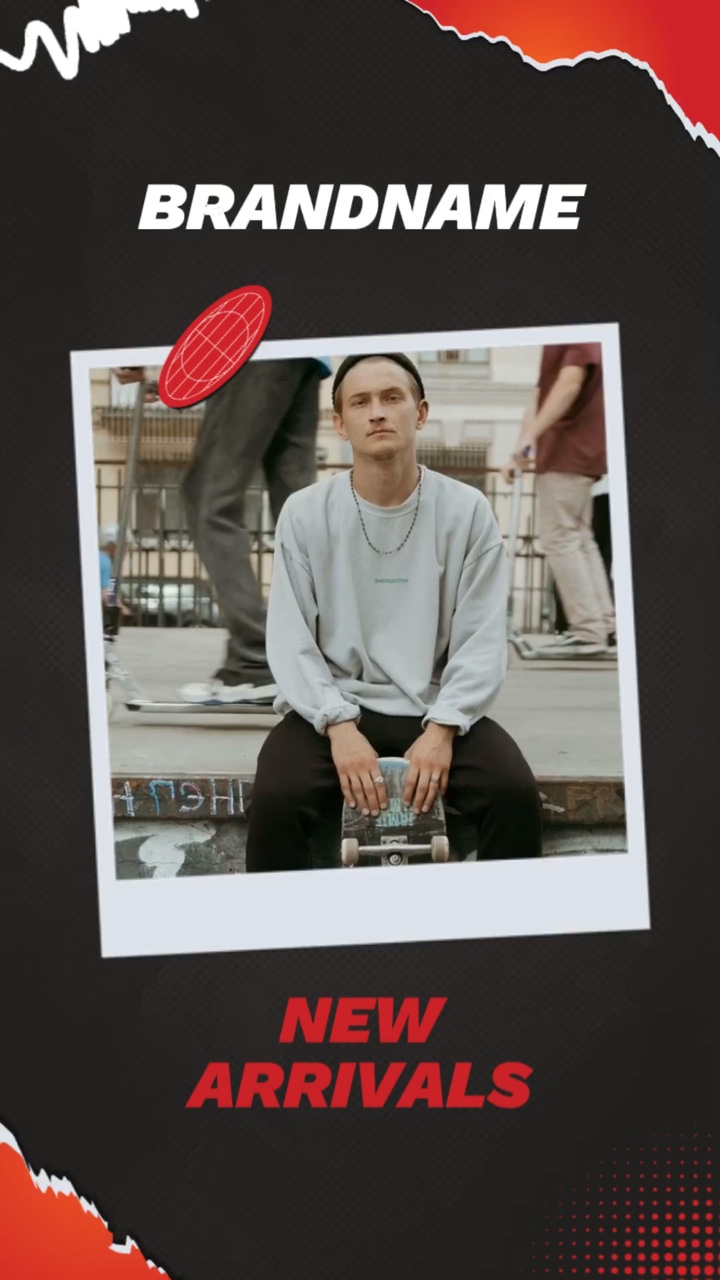 Men's Accessories Promotion in a Trendy Retro Magazine Style