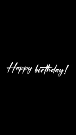 happy birthday 