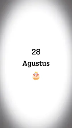 HBD 28 Agustus 2022