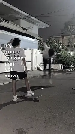 it's from the way