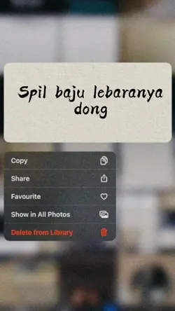 mana baju lebaranya 