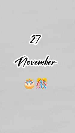 hbd 27 Nov WYATB