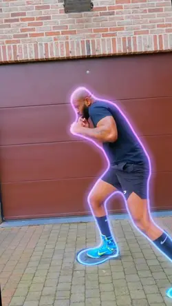 shadow boxing