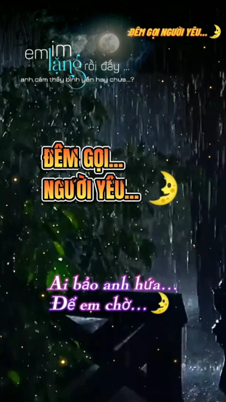 Ai bảo Anh hứa...