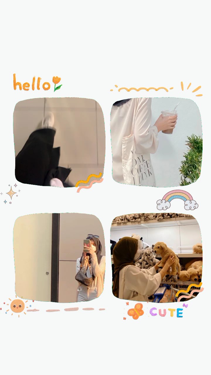 frame 4 foto cute 