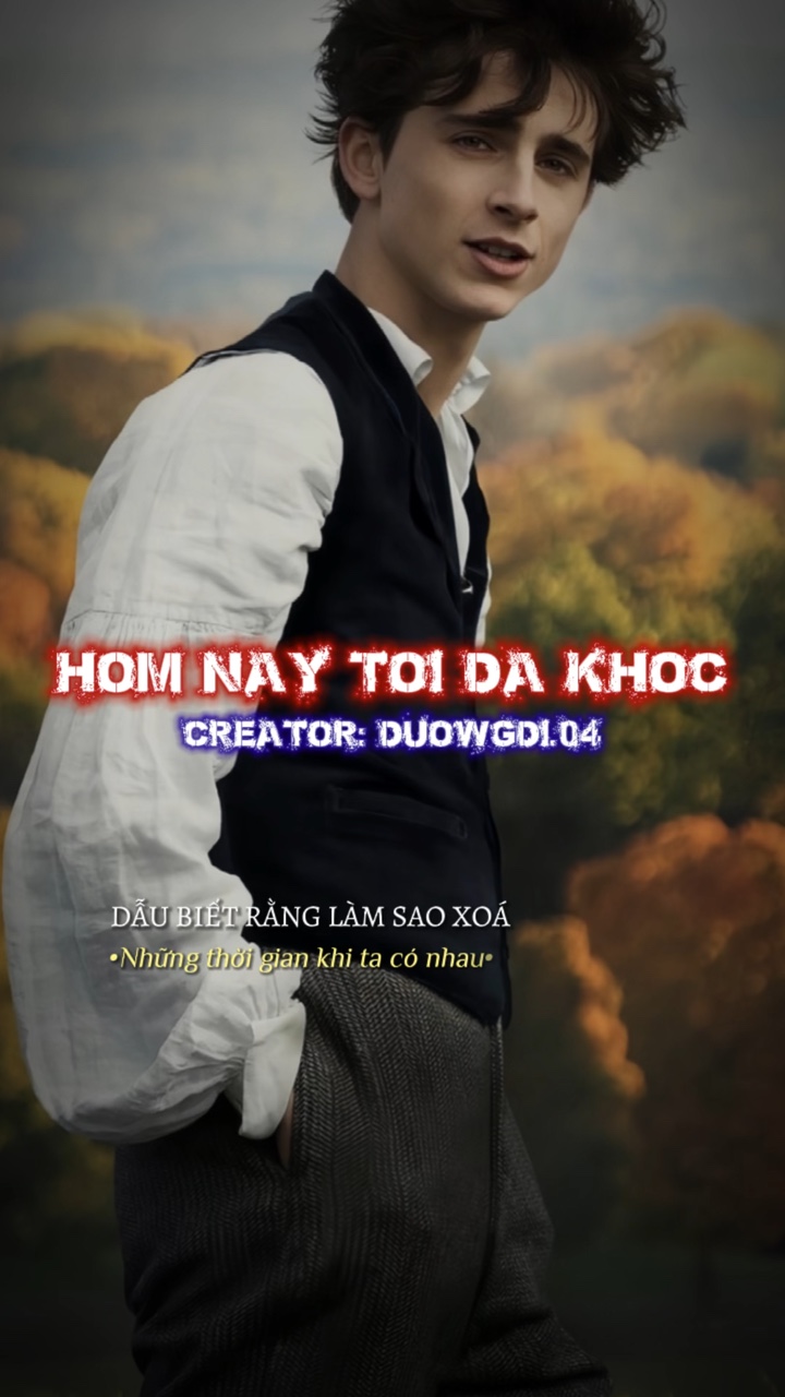 Hôm nay tôi đã khóc