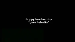 happy teacher's day