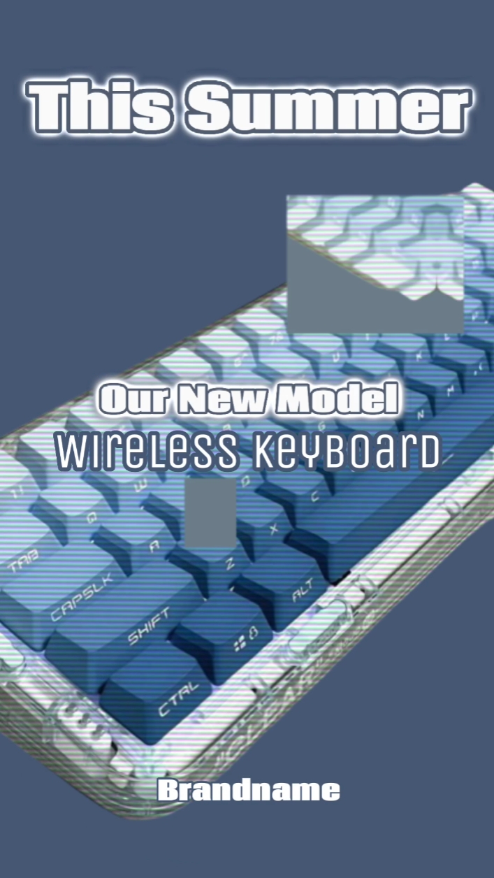 Neue drahtlose Tastatur
