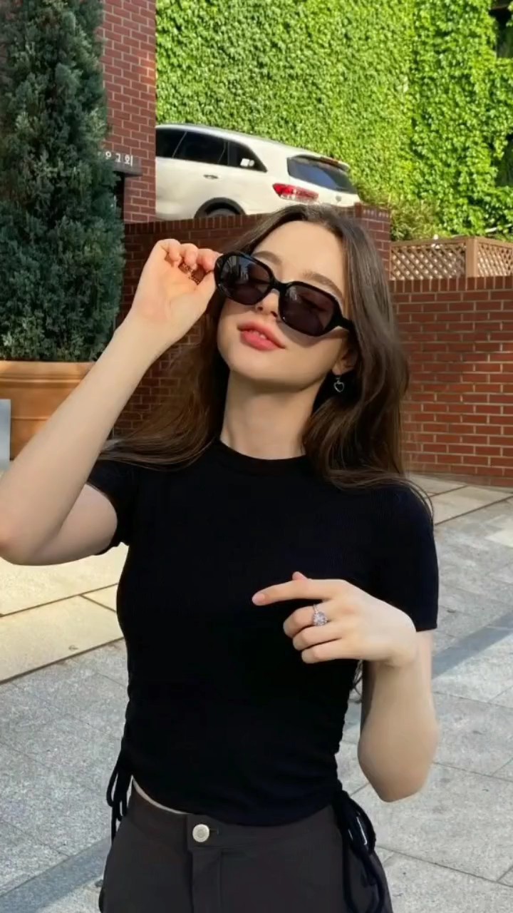 Pelo largo y negro