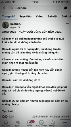 Tạm biệt 2022 !!