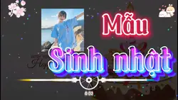 Mẫu sinh nhật