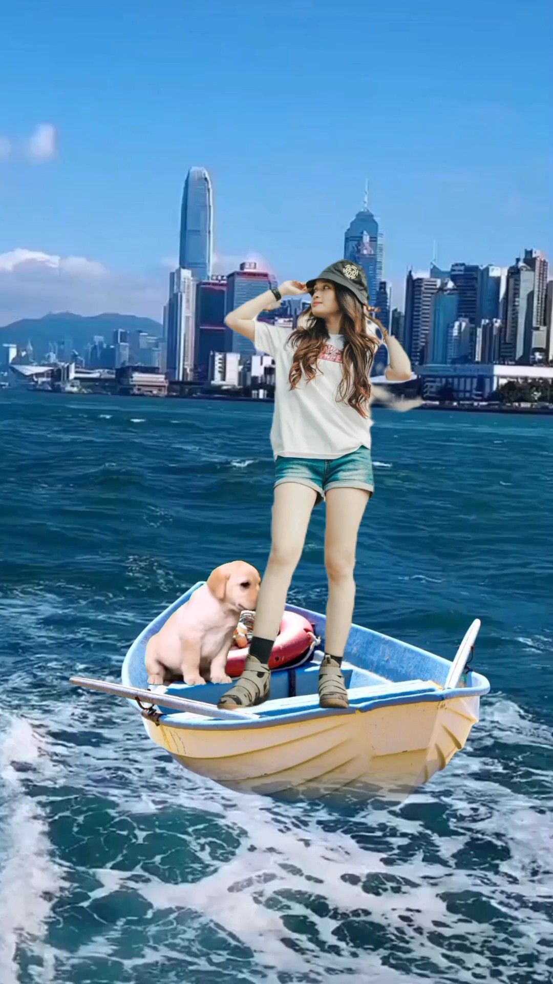 Barco con perro