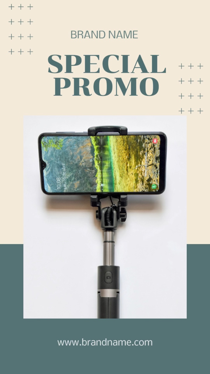 Promoción de soporte minimalista