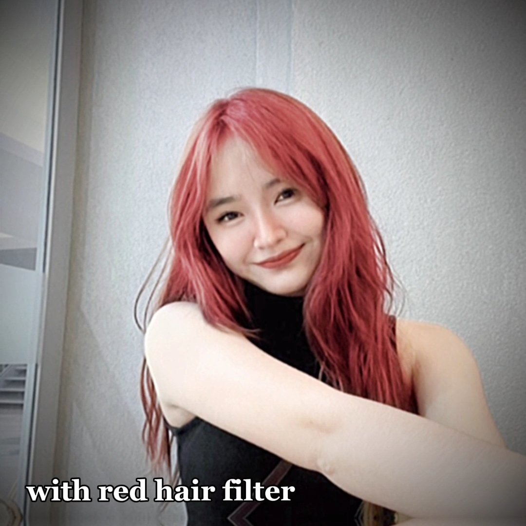 FILTRO DE CABELO VERMELHO