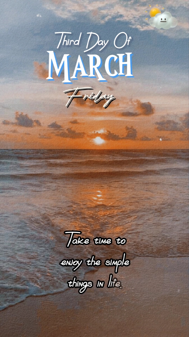 TERCEIRO DIA DE MARÇO 