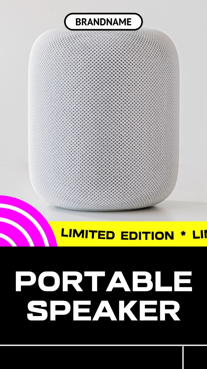 Promosyon ng Display ng Produkto ng Speaker