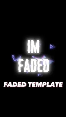 Faded template