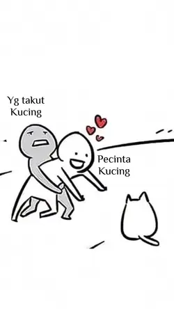 Versi takut kucing