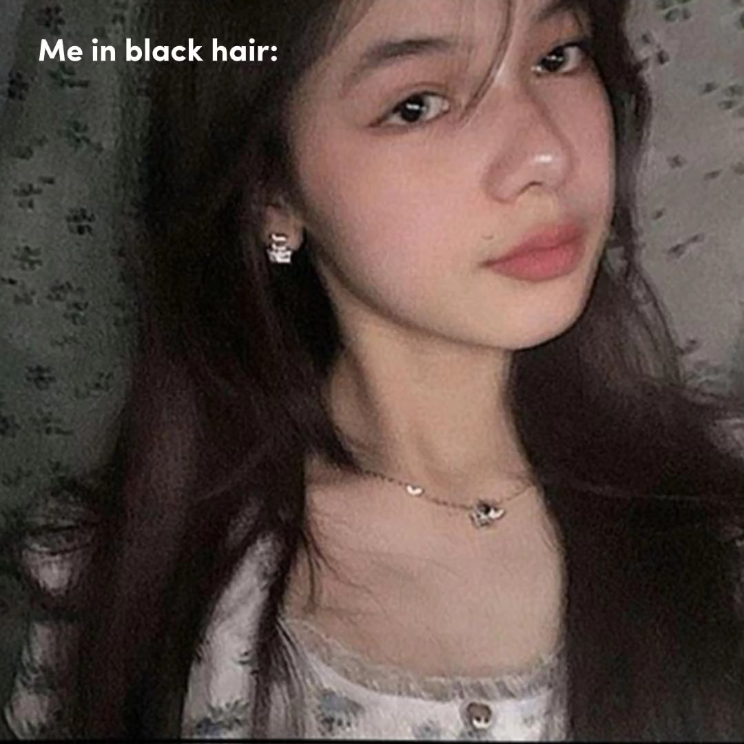 cheveux noirs vs rouges 