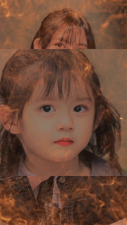 visage de bébé 