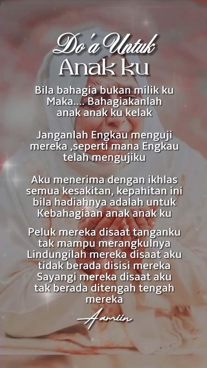 Doa untuk anak ku