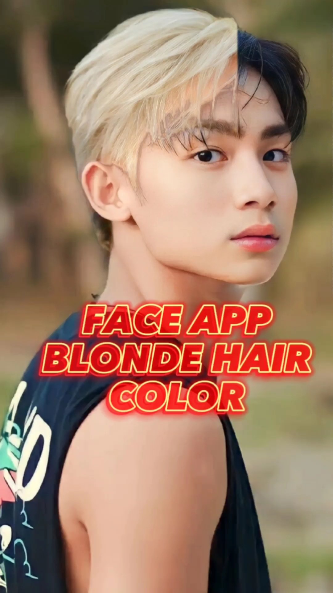 FACEAPP SARI SAÇ
