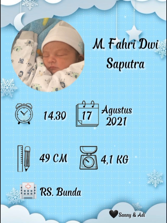 Bebé de datos biológicos