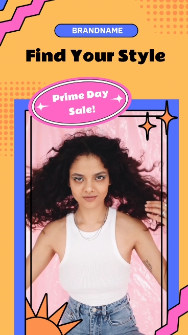 Pop Art Style Pambabaeng Fashion Prime Day Sale