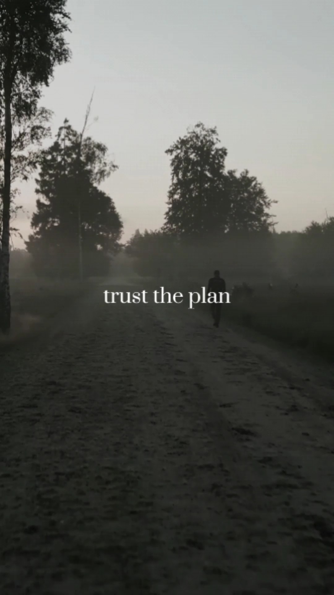 Vertrauen Sie dem Plan