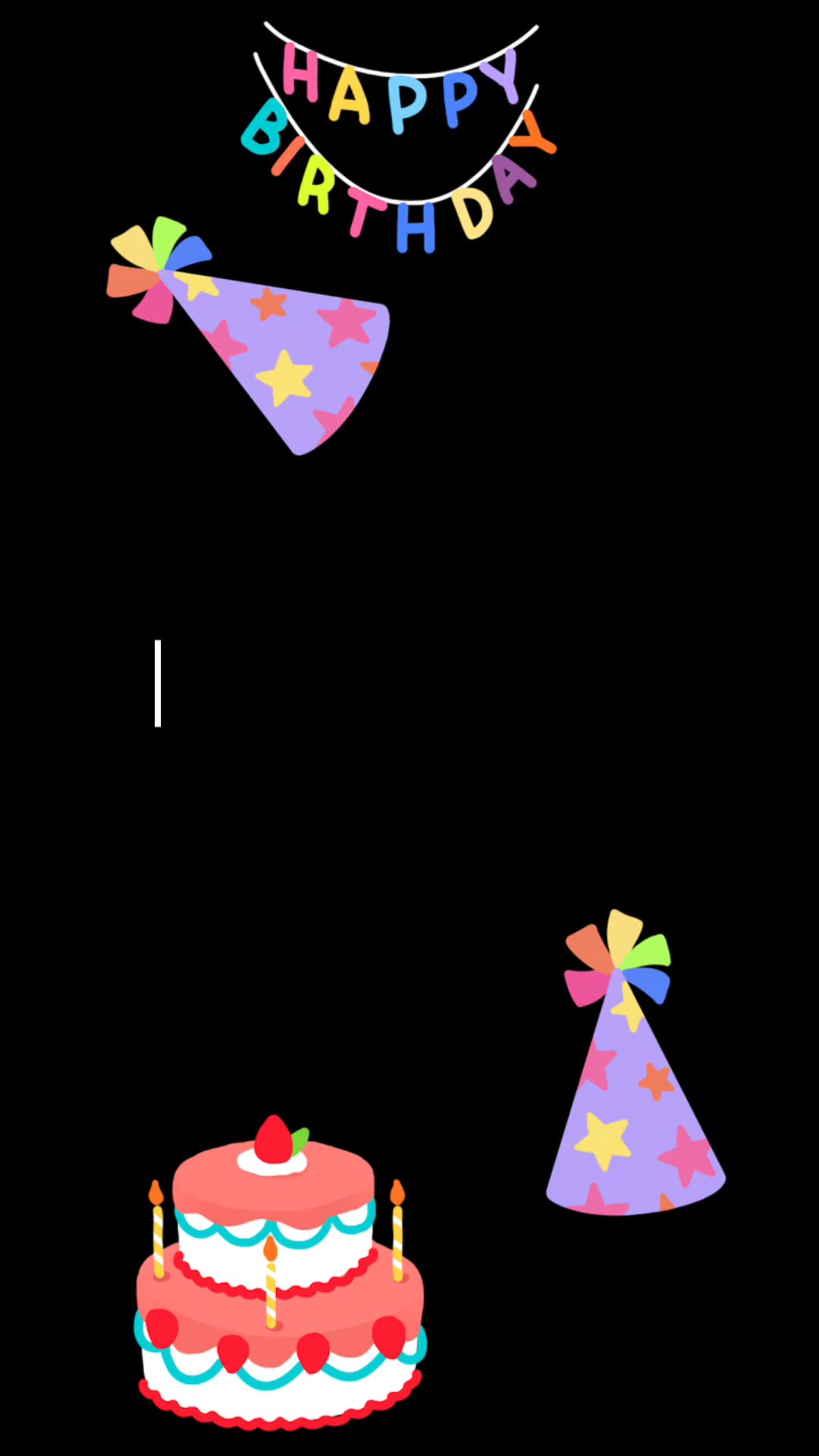 happy birthday to me