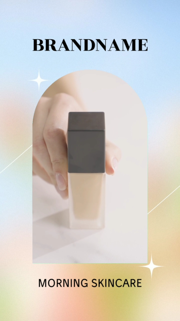 Gradient Minimalist Product Display
