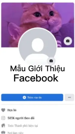 Mẫu Giới Thiệu FB