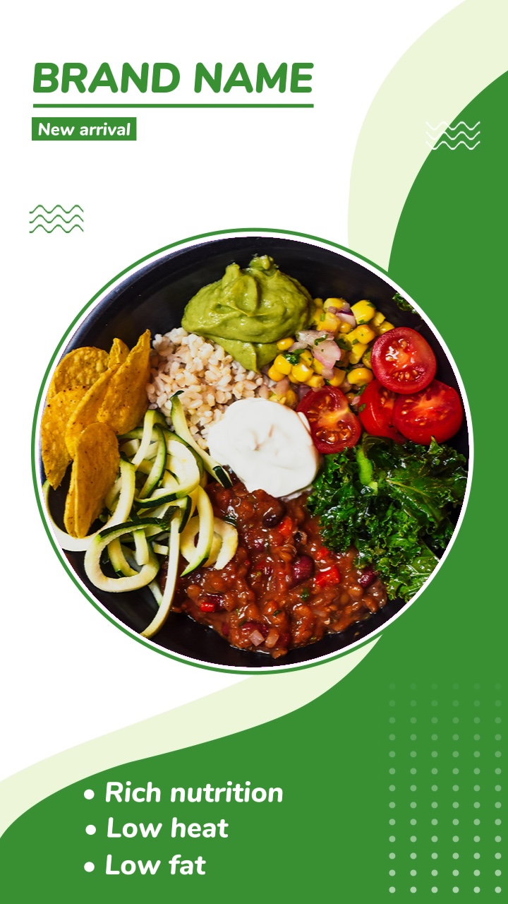Promoção de Restaurante de Comida Verde