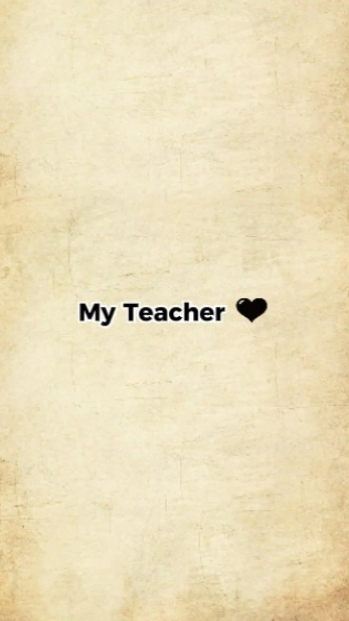 Mein Lehrer