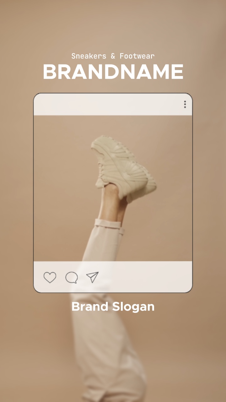 Sporty Sneakers Store Branding in UI Style