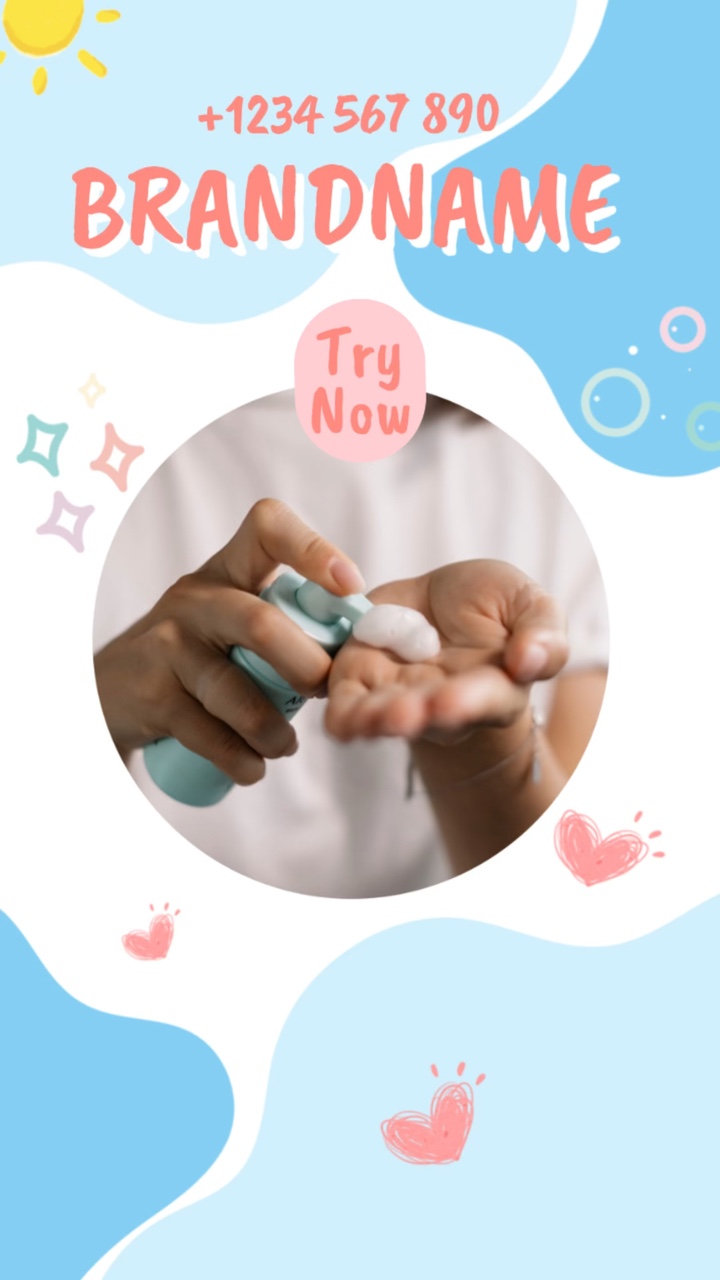Promotion pour les produits de soin de la peau