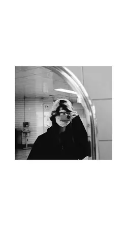 black white