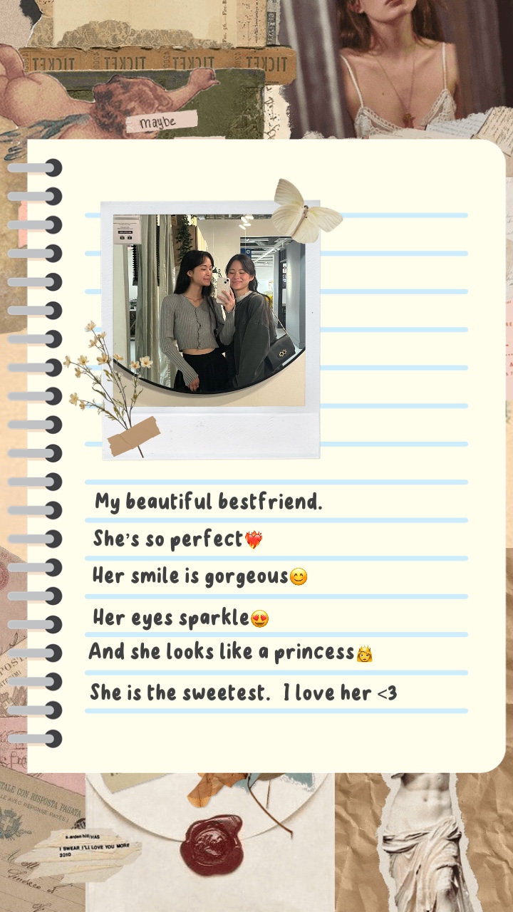 Carta para melhor amiga <3