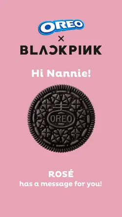 Share vd ROSÉ Oreo 