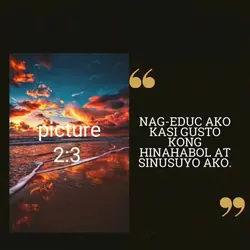 nag educ ako