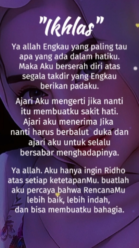 Ikhlasku dan doa
