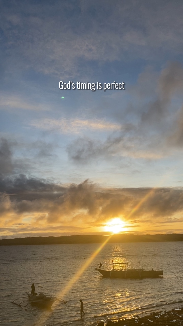 El momento perfecto de Dios