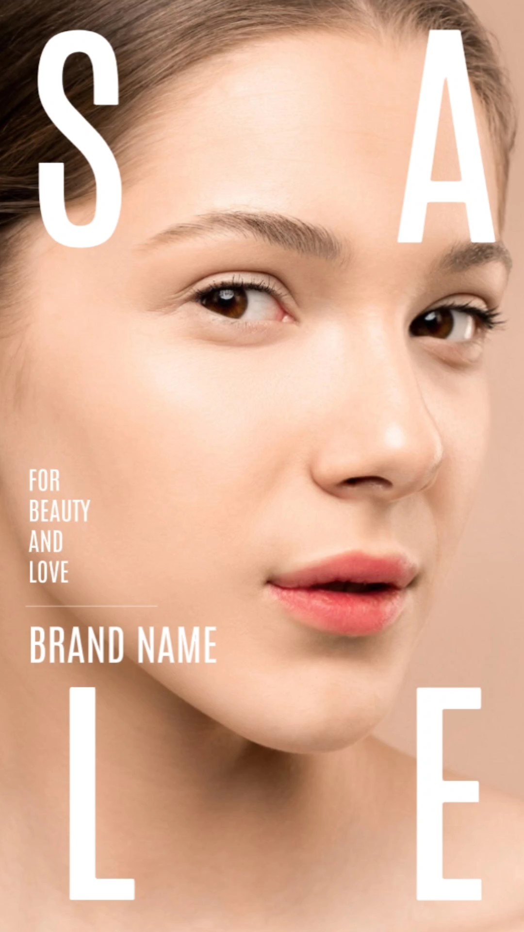 Minimalistische Promo für Frauen