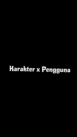 Karakter X Pengguna