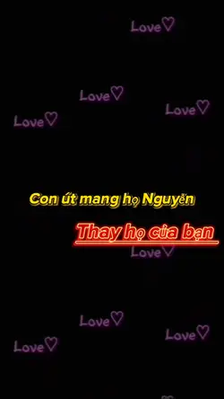 Mẫu giới thiệu họ 