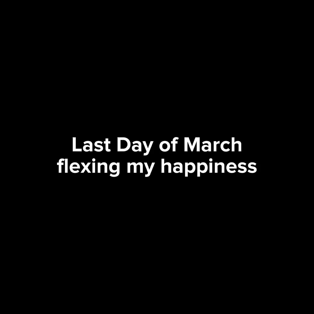 LAST DAY OF MARCH