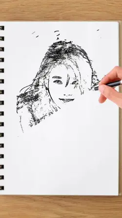 lukis foto